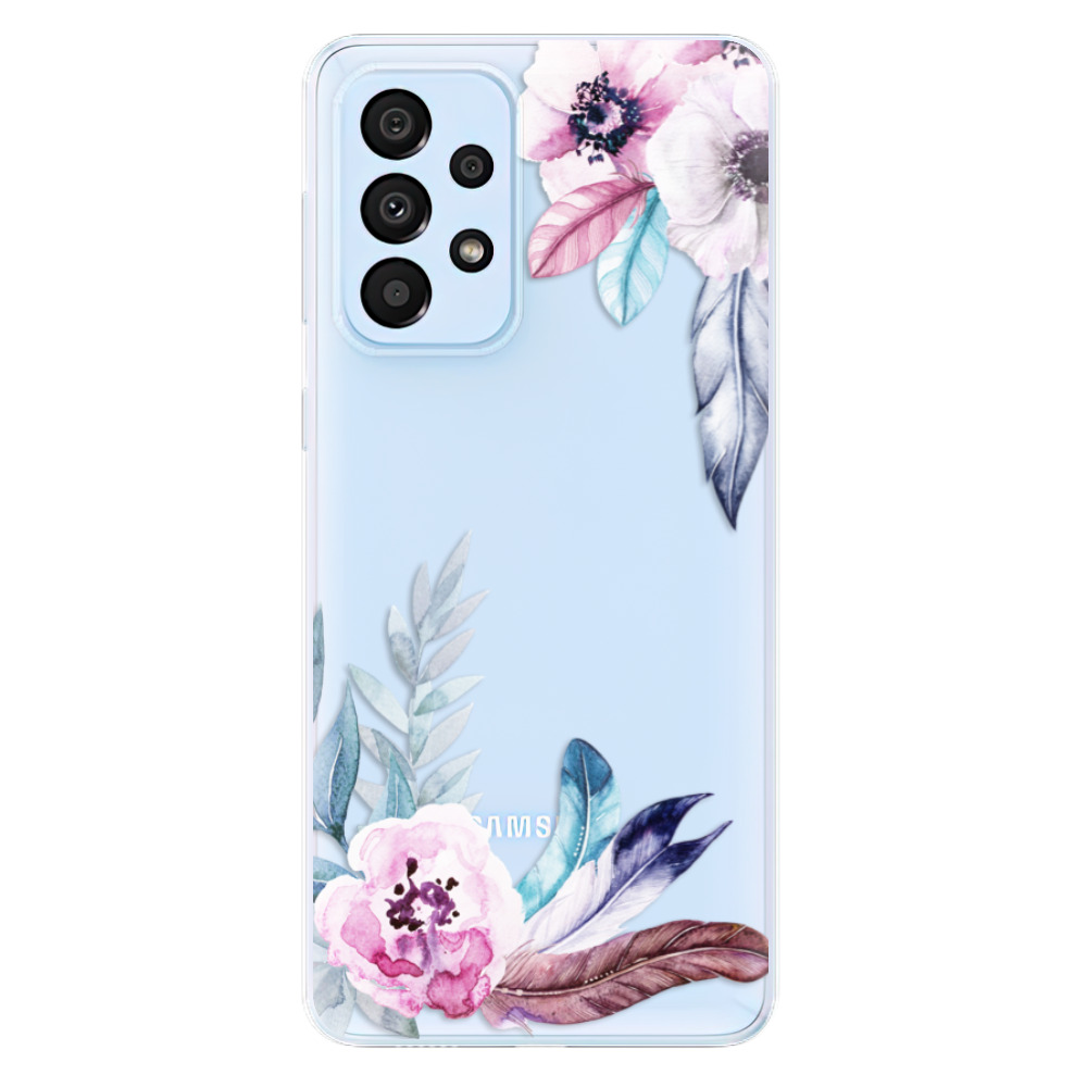 Silikonové odolné pouzdro iSaprio - Flower Pattern 04 na mobil Samsung Galaxy A33 5G (Odolný silikonový kryt, obal, pouzdro iSaprio - Flower Pattern 04 na mobilní telefon Samsung Galaxy A33 5G)