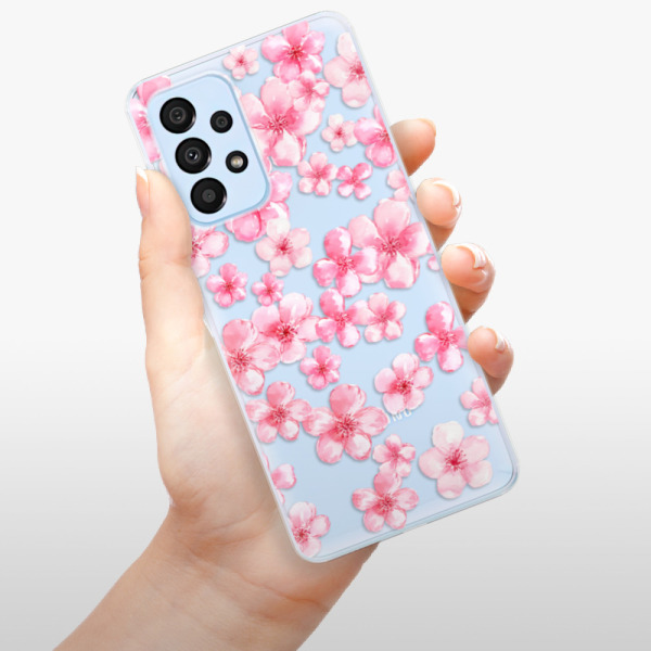 Silikonové pouzdro iSaprio - Samsung Galaxy A33 5G - Flower Pattern 05