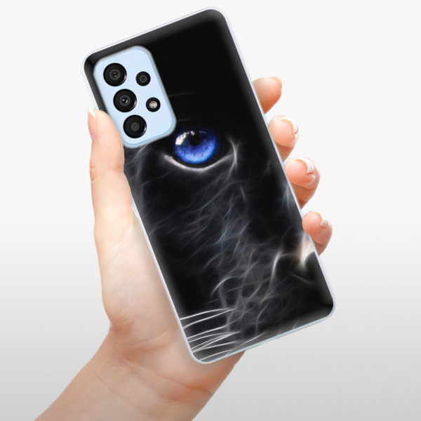 Silikonové pouzdro iSaprio - Samsung Galaxy A33 5G - Black Puma
