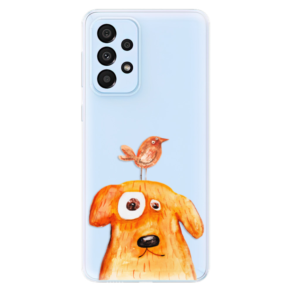 Silikonové odolné pouzdro iSaprio - Dog And Bird na mobil Samsung Galaxy A33 5G (Odolný silikonový kryt, obal, pouzdro iSaprio - Dog And Bird na mobilní telefon Samsung Galaxy A33 5G)