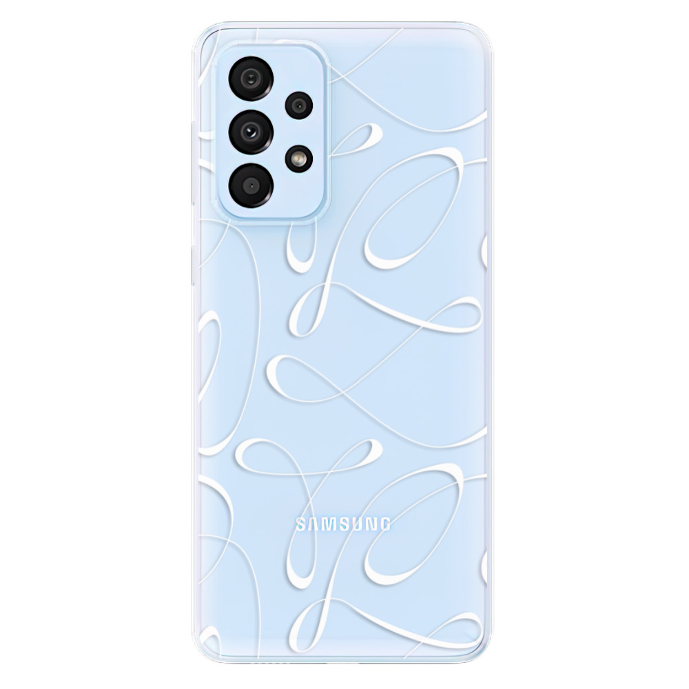 Silikonové odolné pouzdro iSaprio - Fancy - white na mobil Samsung Galaxy A33 5G (Odolný silikonový kryt, obal, pouzdro iSaprio - Fancy - white na mobilní telefon Samsung Galaxy A33 5G)