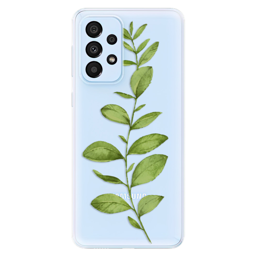 Odolné silikonové pouzdro iSaprio - Green Plant 01 - Samsung Galaxy A33 5G