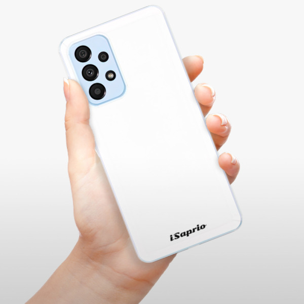 Silikonové pouzdro iSaprio - Samsung Galaxy A33 5G - 4Pure bílé