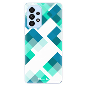 Silikonové odolné pouzdro iSaprio - Abstract Squares 11 na mobil Samsung Galaxy A53 5G - výprodej
