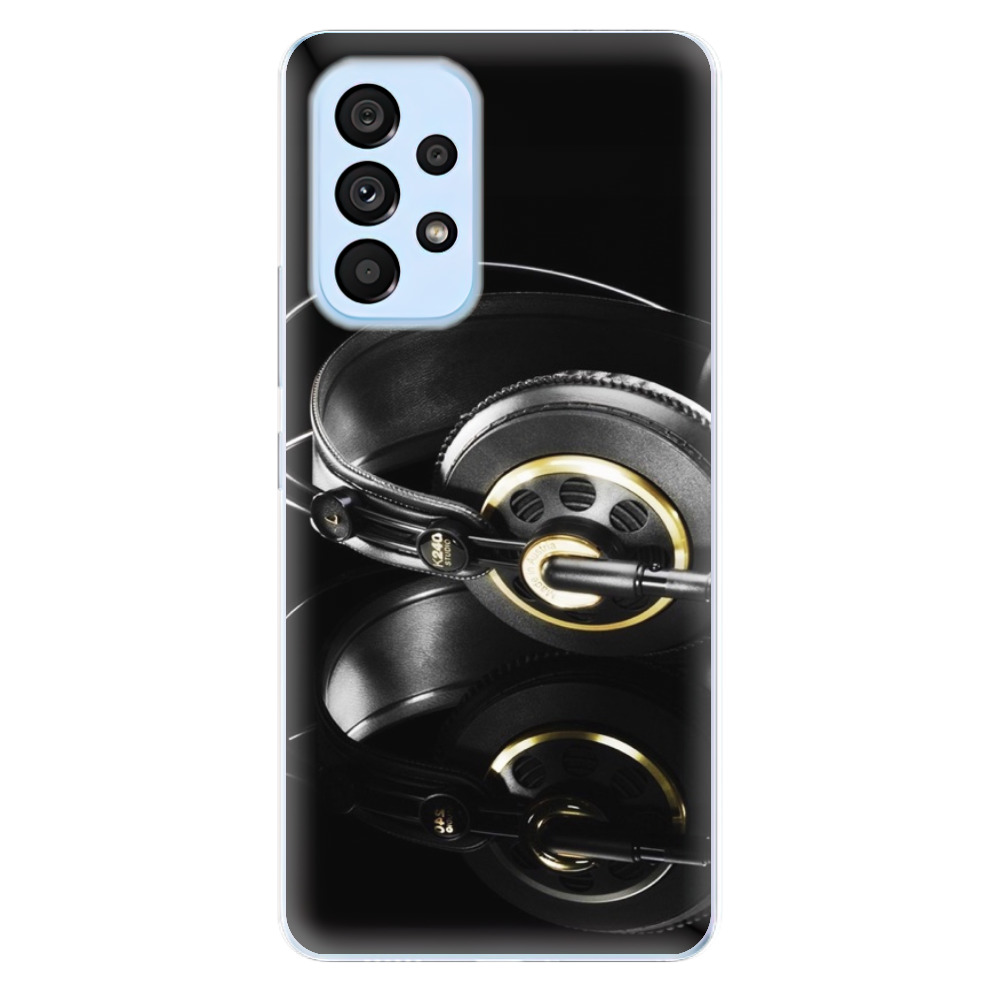 Odolné silikonové pouzdro iSaprio - Headphones 02 - Samsung Galaxy A53 5G