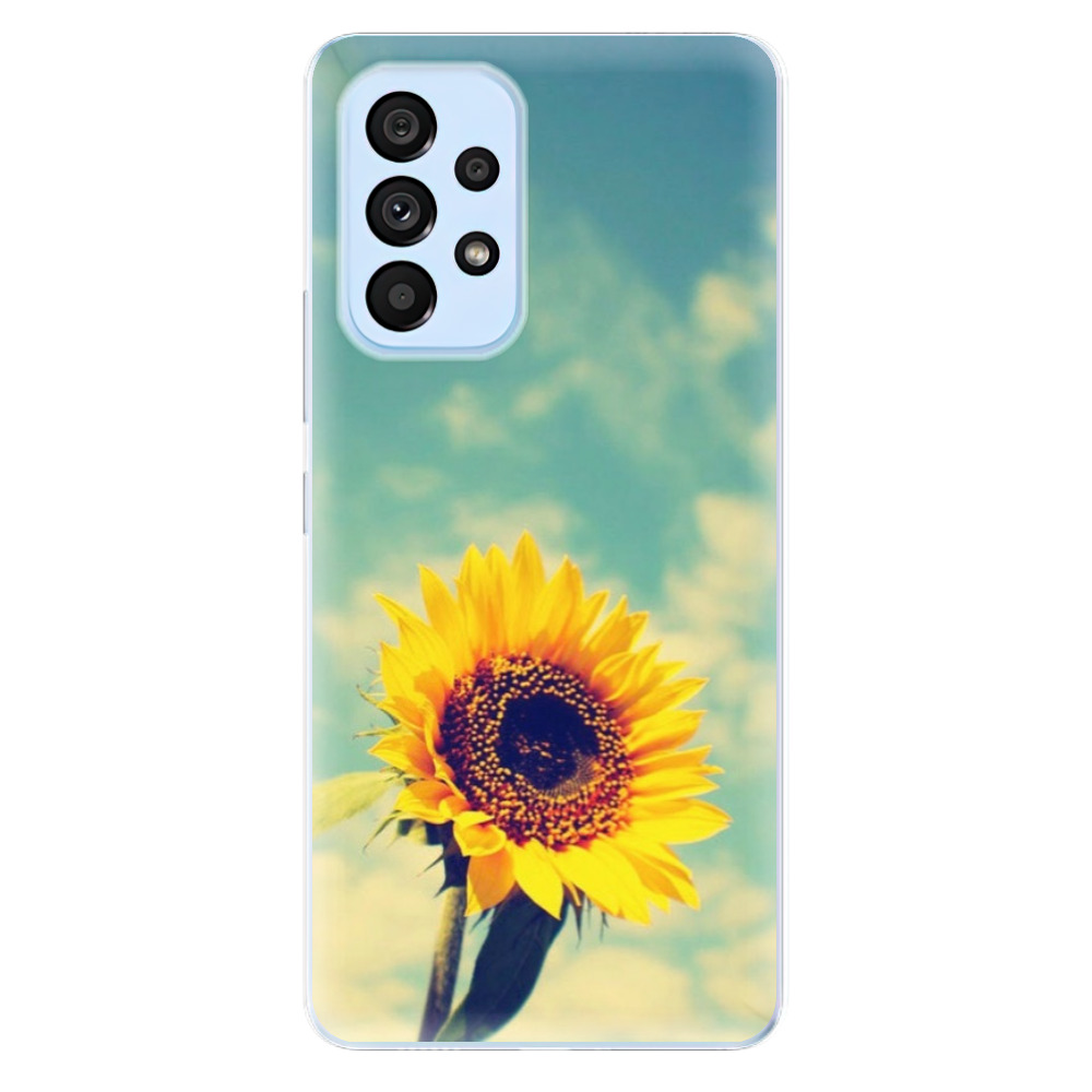 Silikonové odolné pouzdro iSaprio - Sunflower 01 na mobil Samsung Galaxy A53 5G (Odolný silikonový kryt, obal, pouzdro iSaprio - Sunflower 01 na mobilní telefon Samsung Galaxy A53 5G)