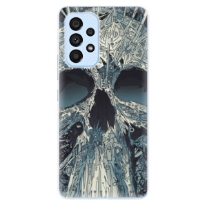 Silikonové odolné pouzdro iSaprio - Abstract Skull na mobil Samsung Galaxy A53 5G