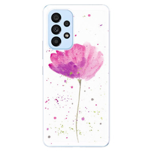 Silikonové pouzdro iSaprio - Samsung Galaxy A53 5G - Poppies