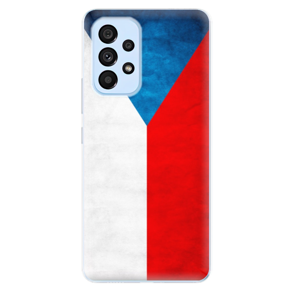 Odolné silikonové pouzdro iSaprio - Czech Flag - Samsung Galaxy A53 5G