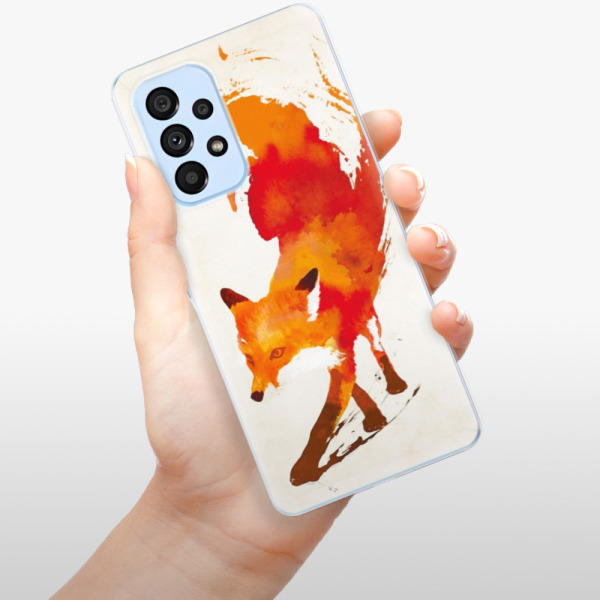 Silikonové pouzdro iSaprio - Samsung Galaxy A53 5G - Fast Fox