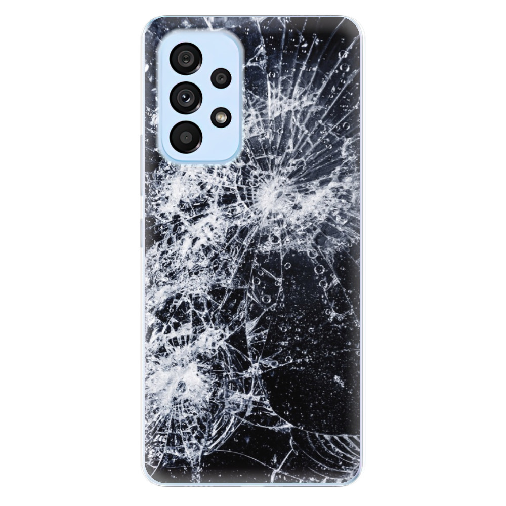 Odolné silikonové pouzdro iSaprio - Cracked - Samsung Galaxy A53 5G