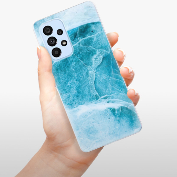 Silikonové pouzdro iSaprio - Samsung Galaxy A53 5G - Blue Marble