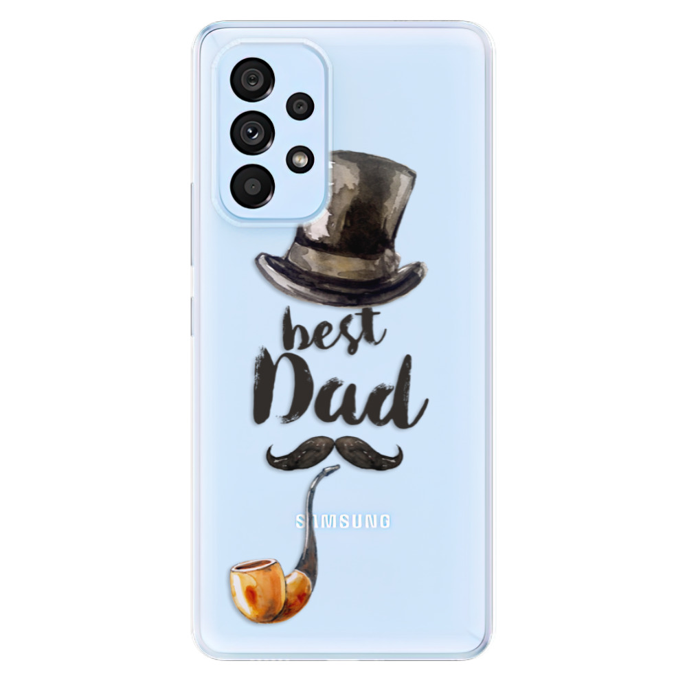 Odolné silikonové pouzdro iSaprio - Best Dad - Samsung Galaxy A53 5G