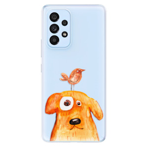 Silikonové pouzdro iSaprio - Samsung Galaxy A53 5G - Dog And Bird
