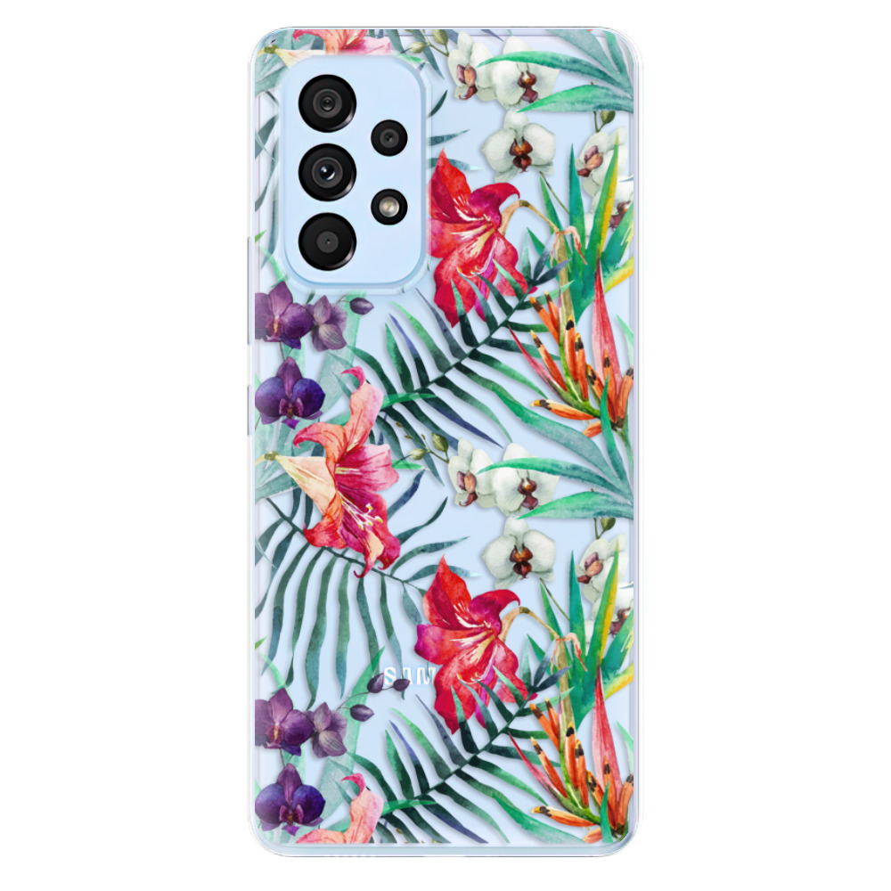 Odolné silikonové pouzdro iSaprio - Flower Pattern 03 - Samsung Galaxy A53 5G