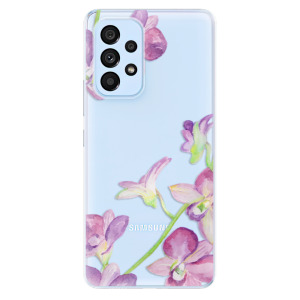 Silikonové pouzdro iSaprio - Samsung Galaxy A53 5G - Purple Orchid