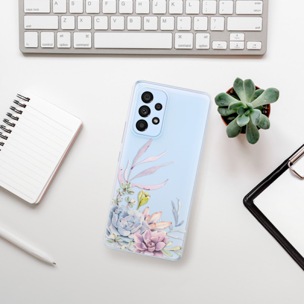 Silikonové pouzdro iSaprio - Samsung Galaxy A53 5G - Succulent 01