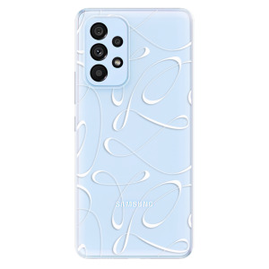 Silikonové pouzdro iSaprio - Samsung Galaxy A53 5G - Fancy white