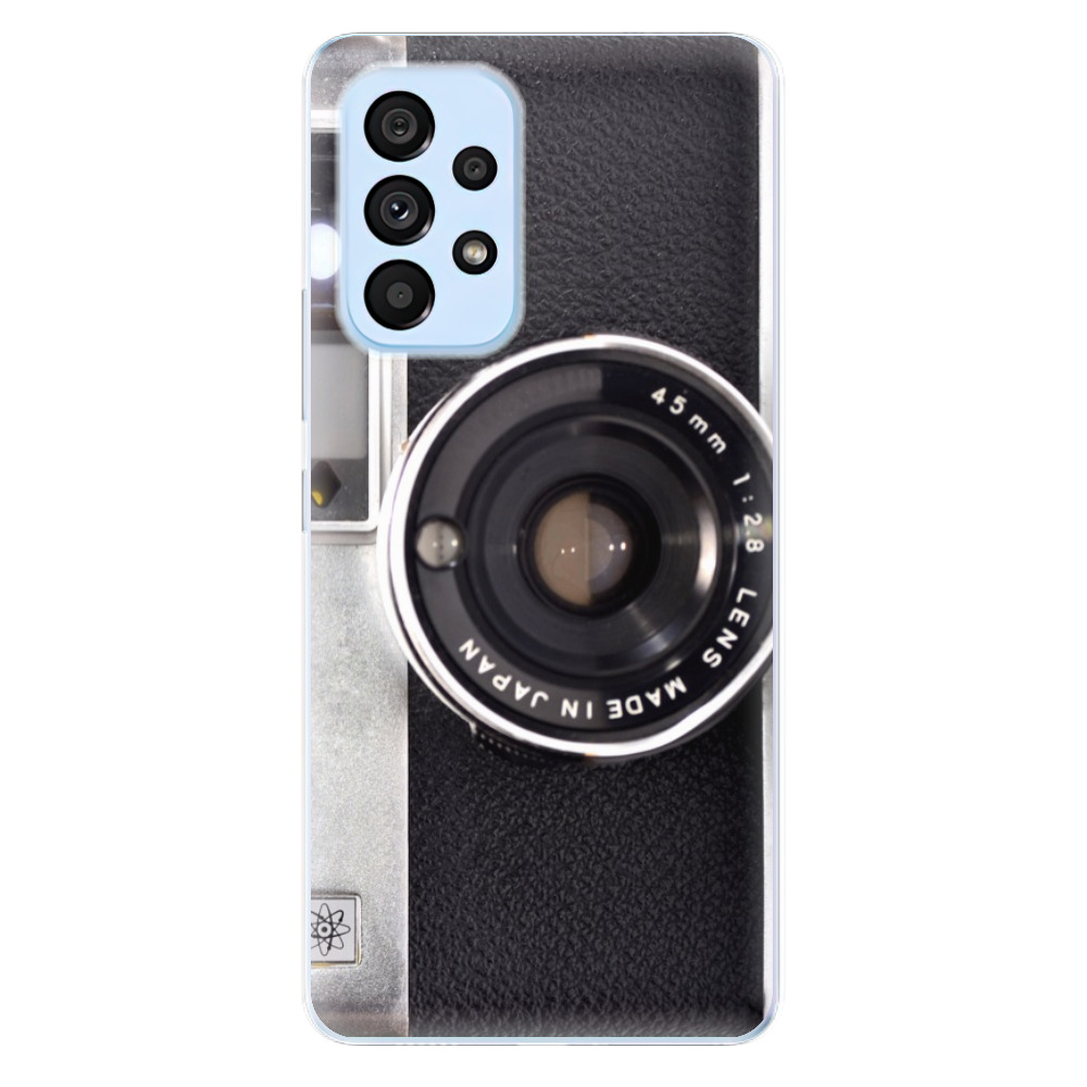 Silikonové odolné pouzdro iSaprio - Vintage Camera 01 na mobil Samsung Galaxy A53 5G (Odolný silikonový kryt, obal, pouzdro iSaprio - Vintage Camera 01 na mobilní telefon Samsung Galaxy A53 5G)