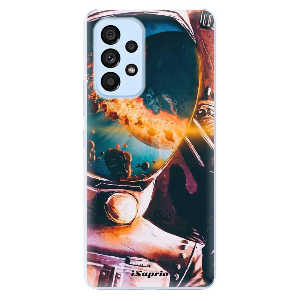Odolné silikonové pouzdro iSaprio - Astronaut 01 - Samsung Galaxy A73 5G