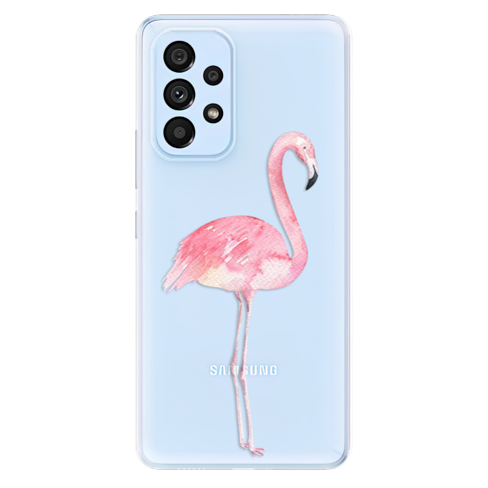 Odolné silikonové pouzdro iSaprio - Flamingo 01 - Samsung Galaxy A73 5G