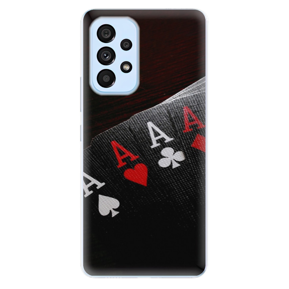 Odolné silikonové pouzdro iSaprio - Poker - Samsung Galaxy A73 5G