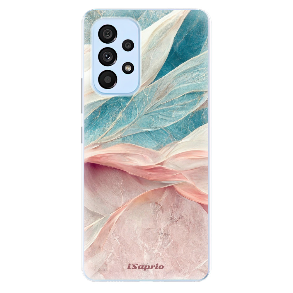 Odolné silikonové pouzdro iSaprio - Pink and Blue - Samsung Galaxy A73 5G