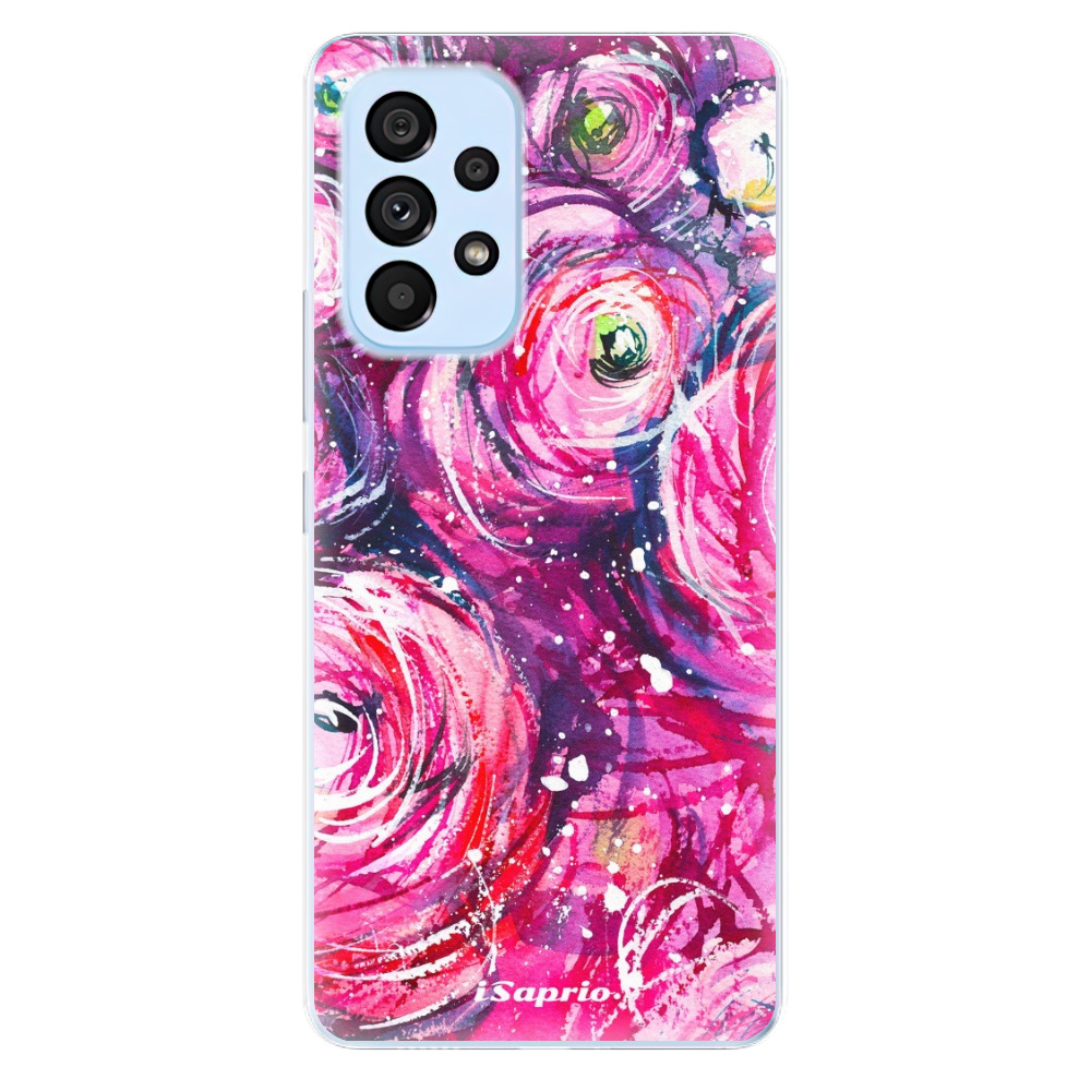Odolné silikonové pouzdro iSaprio - Pink Bouquet - Samsung Galaxy A73 5G