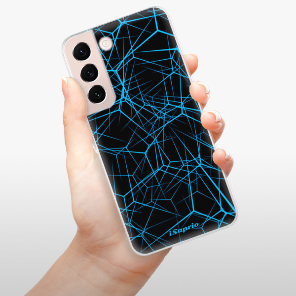 Silikonové pouzdro iSaprio - Samsung Galaxy S22 5G - Abstract Outlines 12