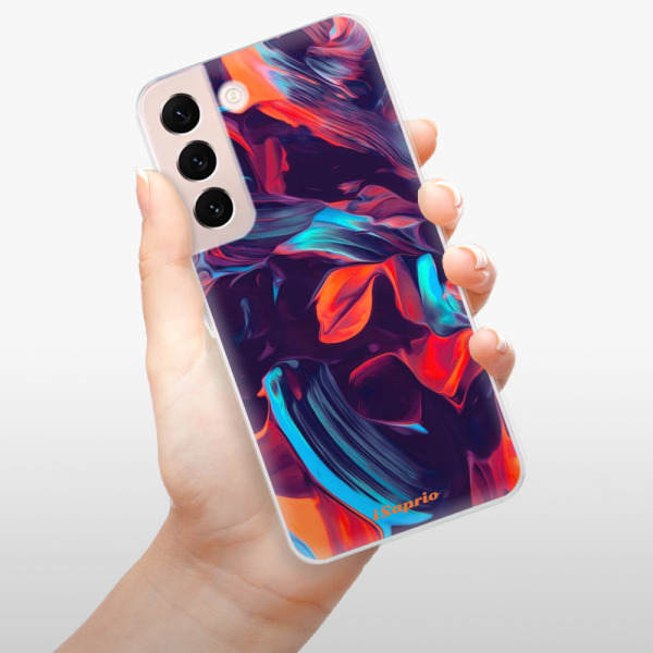 Silikonové pouzdro iSaprio - Samsung Galaxy S22 5G - Color Marble 19