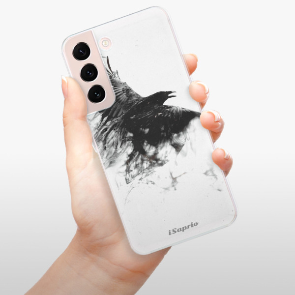 Silikonové pouzdro iSaprio - Samsung Galaxy S22 5G - Dark Bird 01