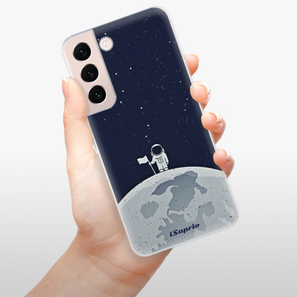 Silikonové pouzdro iSaprio - Samsung Galaxy S22 5G - On The Moon 10