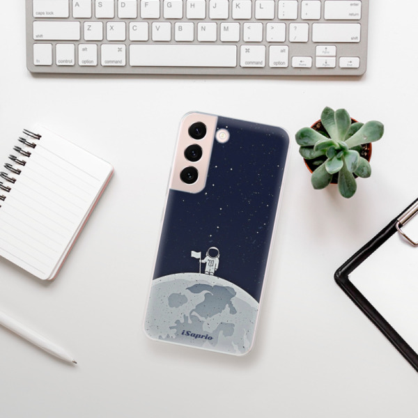 Silikonové pouzdro iSaprio - Samsung Galaxy S22 5G - On The Moon 10