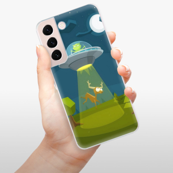 Silikonové pouzdro iSaprio - Samsung Galaxy S22 5G - Alien 01