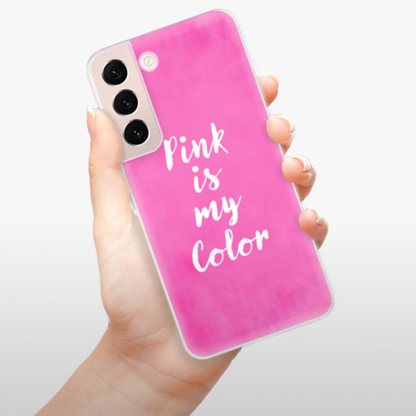 Silikonové pouzdro iSaprio - Samsung Galaxy S22 5G - Pink is my color