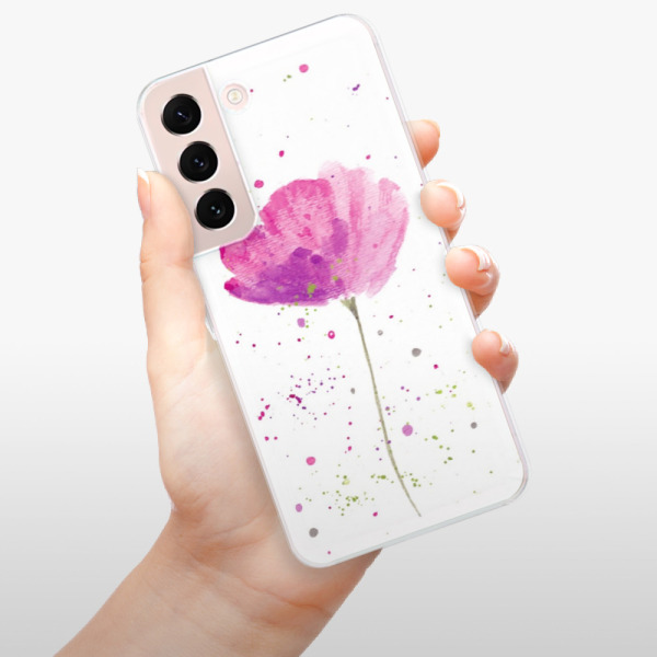 Silikonové pouzdro iSaprio - Samsung Galaxy S22 5G - Poppies