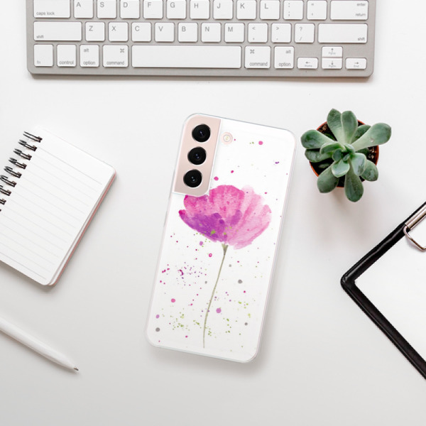 Silikonové pouzdro iSaprio - Samsung Galaxy S22 5G - Poppies
