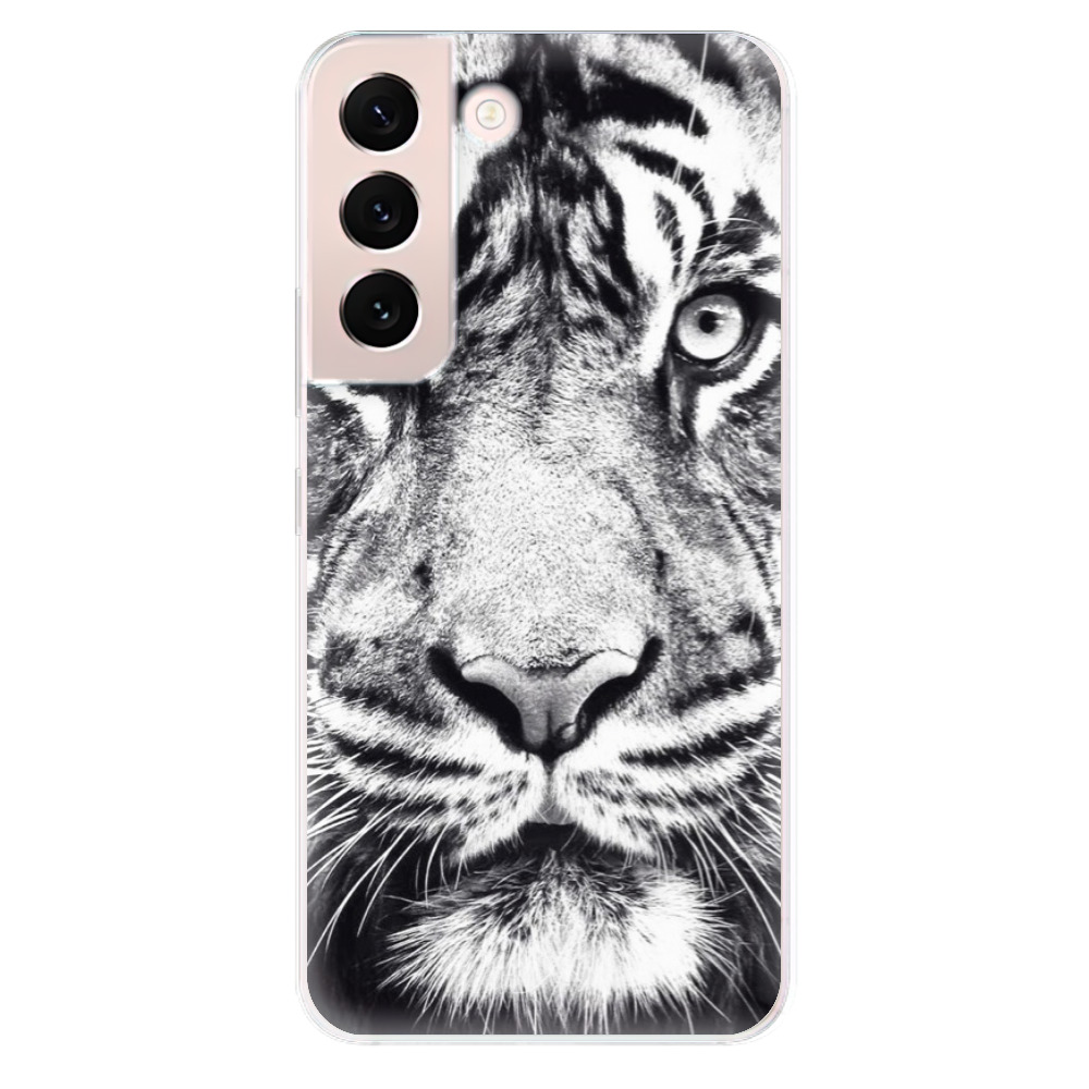 Silikonové odolné pouzdro iSaprio - Tiger Face na mobil Samsung Galaxy S22 5G (Odolný silikonový kryt, obal, pouzdro iSaprio - Tiger Face na mobilní telefon Samsung Galaxy S22 5G)