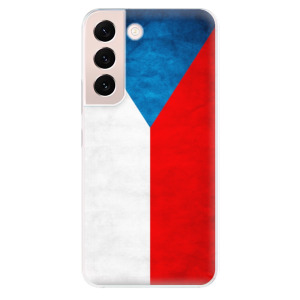 Silikonové pouzdro iSaprio - Samsung Galaxy S22 5G - Czech Flag