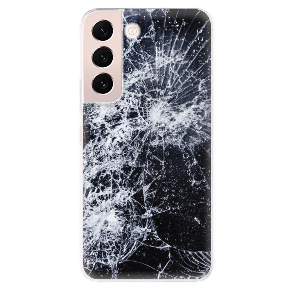 Odolné silikonové pouzdro iSaprio - Cracked - Samsung Galaxy S22 5G