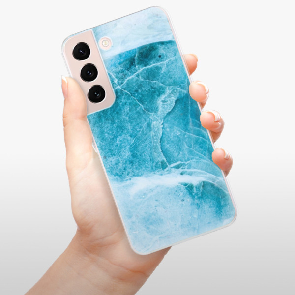 Silikonové pouzdro iSaprio - Samsung Galaxy S22 5G - Blue Marble