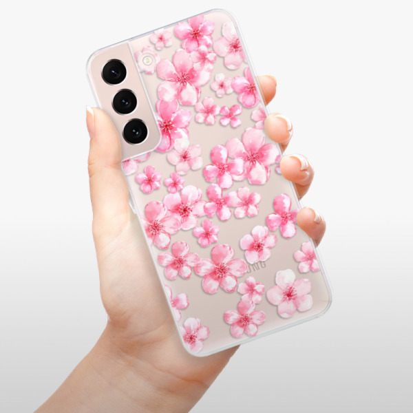 Silikonové pouzdro iSaprio - Samsung Galaxy S22 5G - Flower Pattern 05