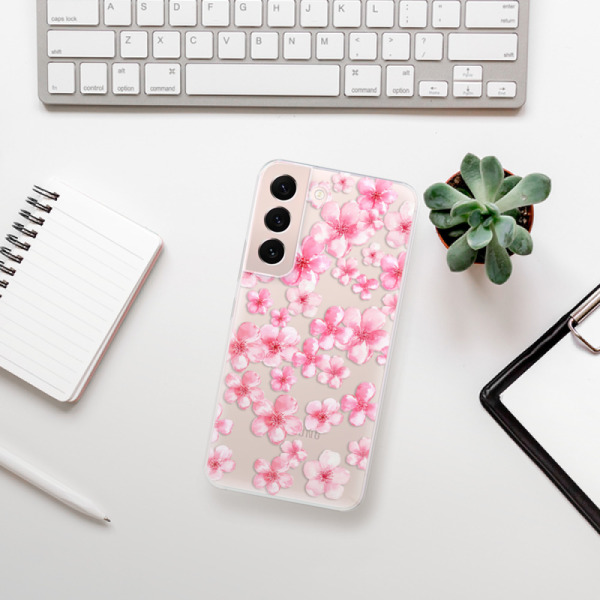 Silikonové pouzdro iSaprio - Samsung Galaxy S22 5G - Flower Pattern 05