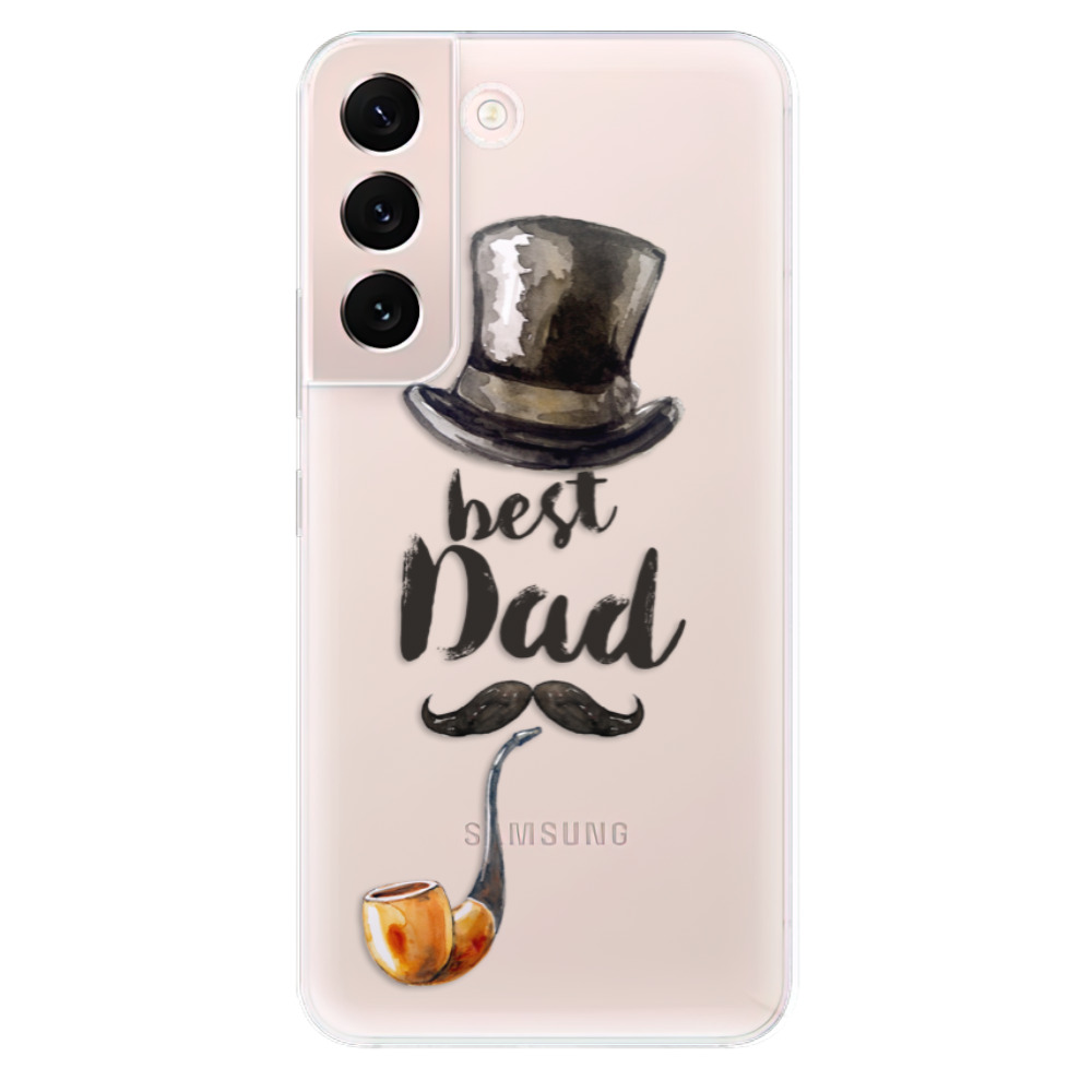 Odolné silikonové pouzdro iSaprio - Best Dad - Samsung Galaxy S22 5G