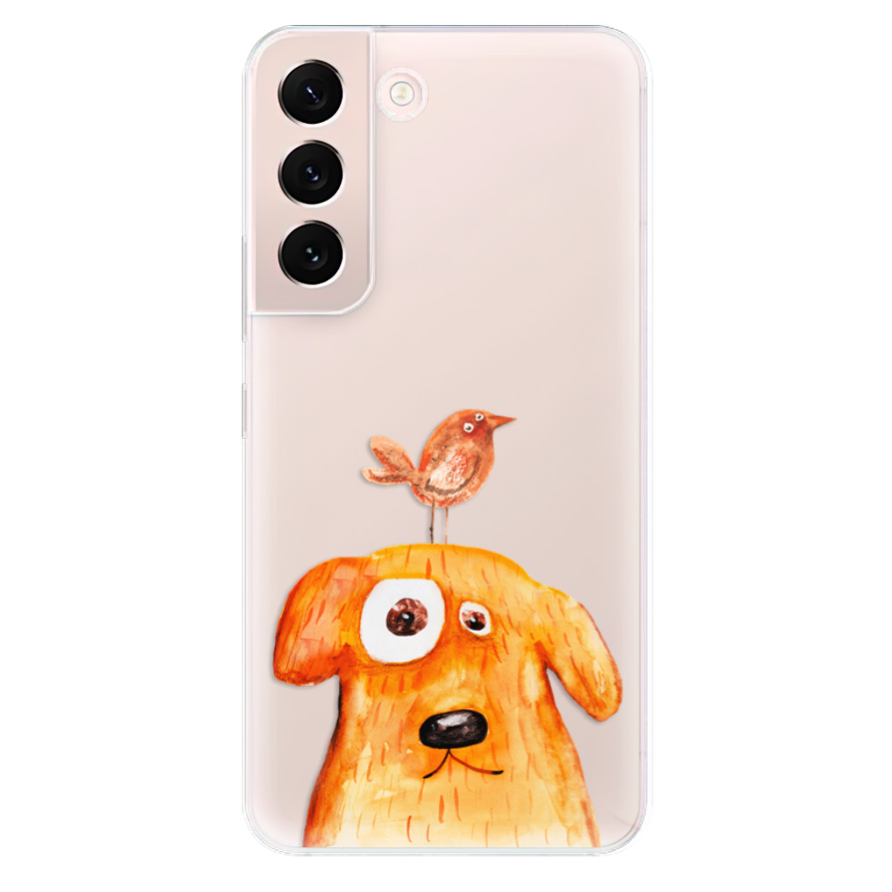 Silikonové odolné pouzdro iSaprio - Dog And Bird na mobil Samsung Galaxy S22 5G (Odolný silikonový kryt, obal, pouzdro iSaprio - Dog And Bird na mobilní telefon Samsung Galaxy S22 5G)