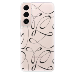 Silikonové pouzdro iSaprio - Samsung Galaxy S22 5G - Fancy black