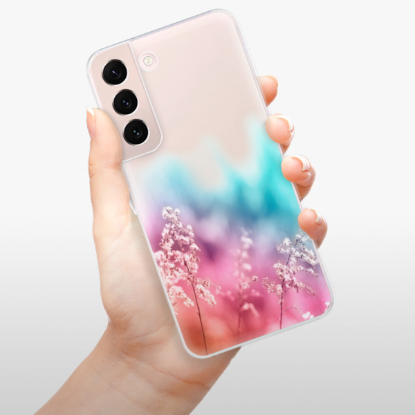 Silikonové pouzdro iSaprio - Samsung Galaxy S22 5G - Rainbow Grass