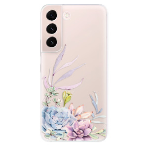Silikonové pouzdro iSaprio - Samsung Galaxy S22 5G - Succulent 01