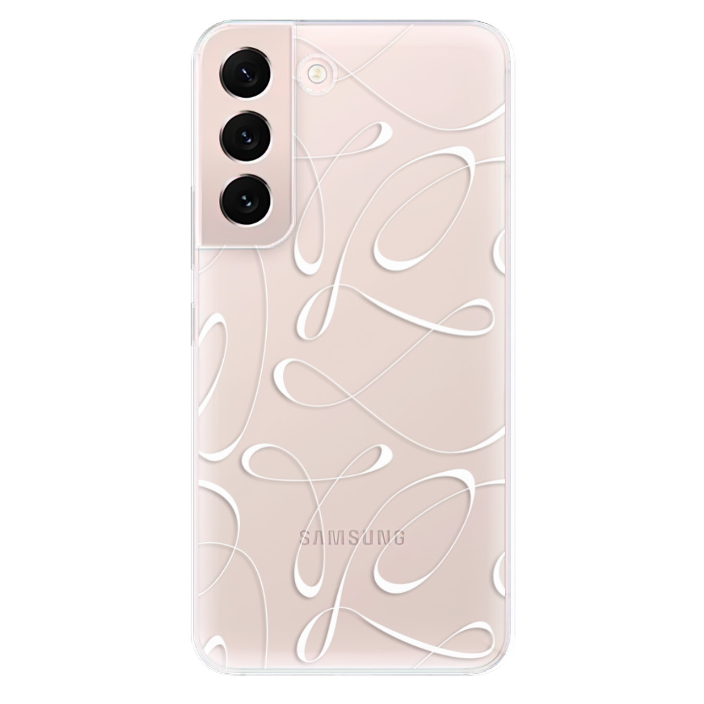 Silikonové odolné pouzdro iSaprio - Fancy - white na mobil Samsung Galaxy S22 5G (Odolný silikonový kryt, obal, pouzdro iSaprio - Fancy - white na mobilní telefon Samsung Galaxy S22 5G)