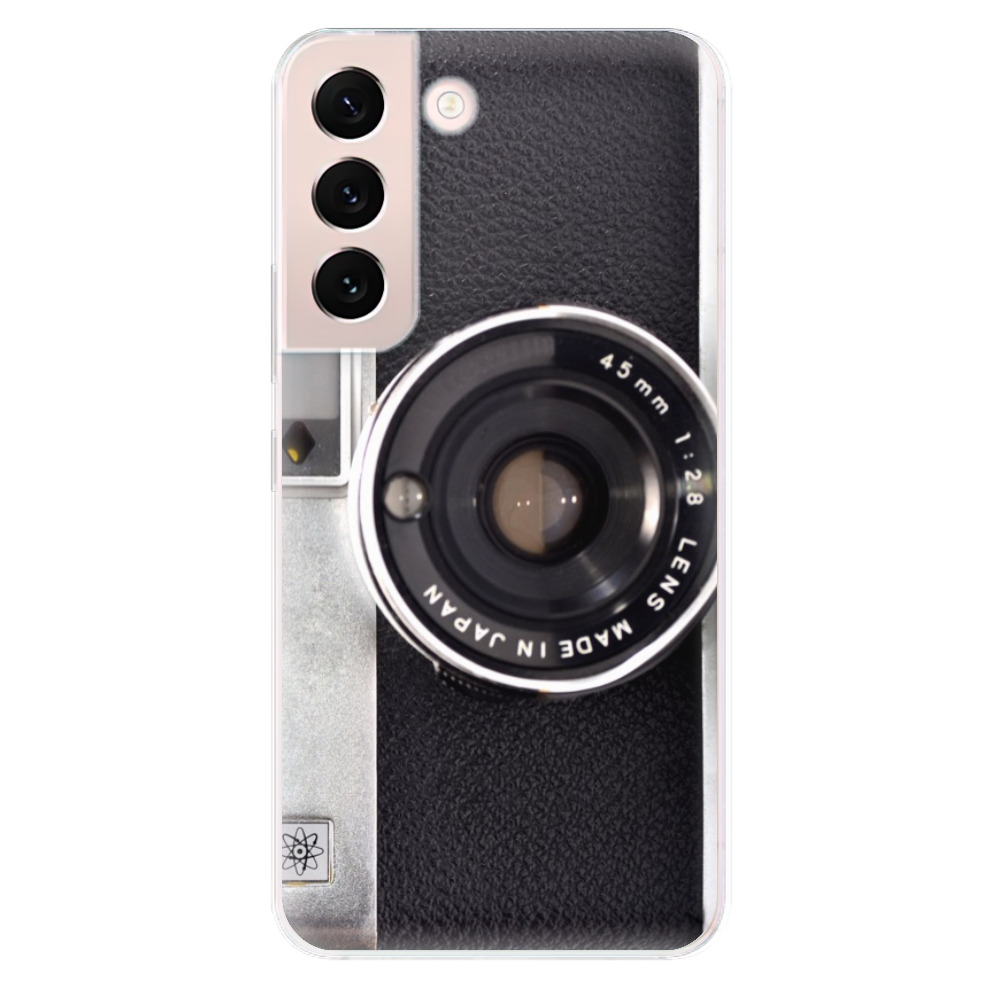 Silikonové odolné pouzdro iSaprio - Vintage Camera 01 na mobil Samsung Galaxy S22 5G (Odolný silikonový kryt, obal, pouzdro iSaprio - Vintage Camera 01 na mobilní telefon Samsung Galaxy S22 5G)